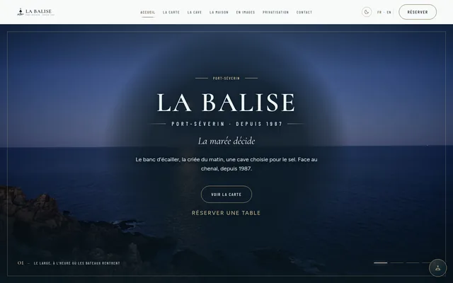Le site de La Balise