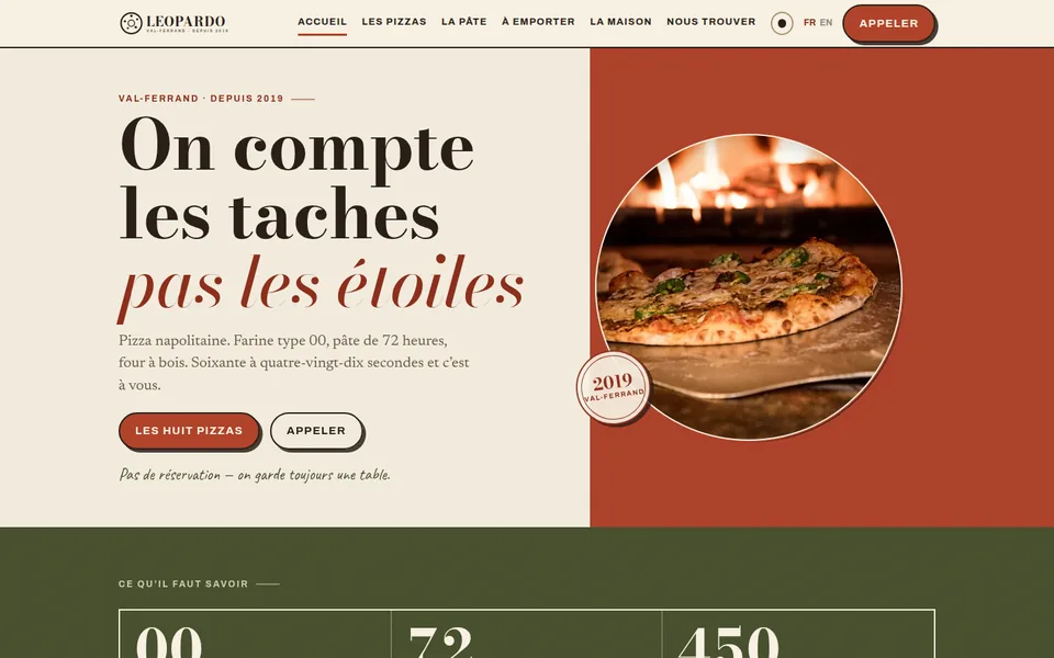 Le site de Leopardo, Val-Ferrand · pizzeria napolitaine