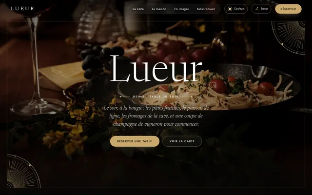 Le site de Lueur