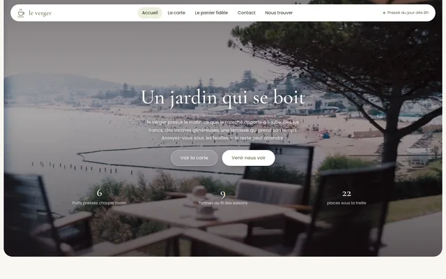 Le site de Le Verger